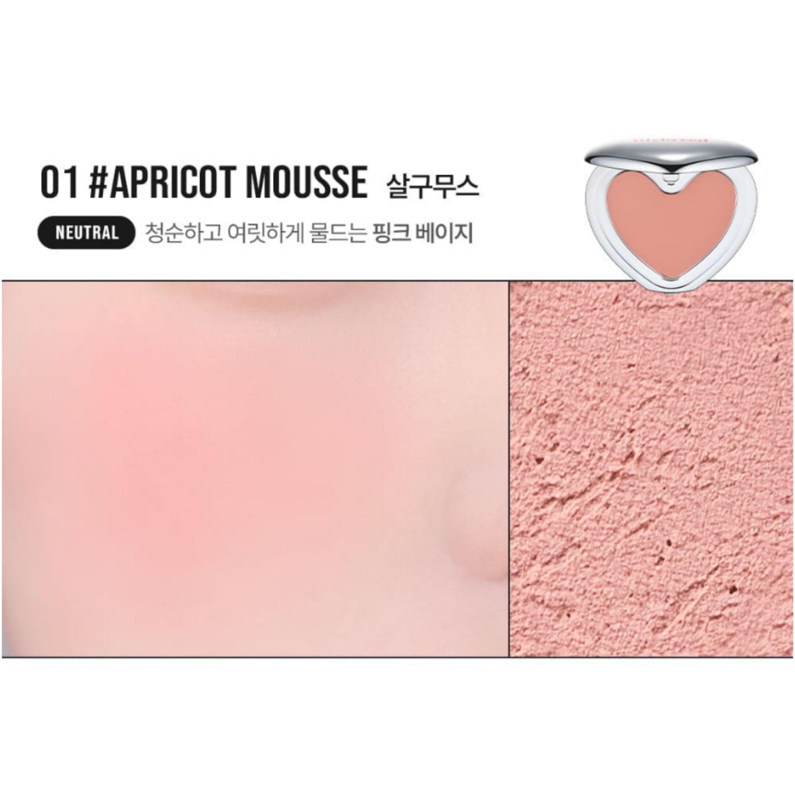 lilybyred Luv Beam Cheek Mousse 3.8g 01 Apricot Mousse