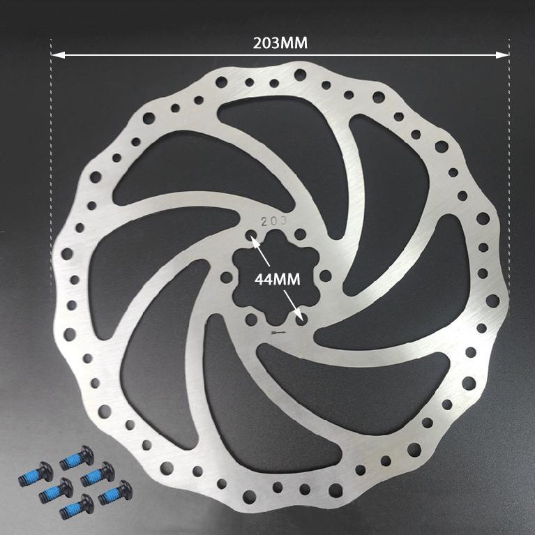 140/160/180/203mm acier inoxydable vélo VTT disque de frein Rotor 6 boulons pour G3