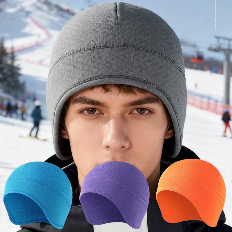 Gtubike Winter Hats Windproof Sweat Absorption Soft Warm Outdoor Cycling Hat Running Skiing Sports Beanie Autumn Winter Hat