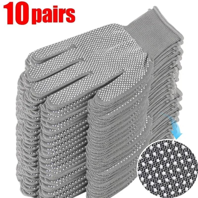 Non-slip TouchScreen Nylon Gloves for Men Women In Summer Outdoor Cycling Work Fitness Breathable Non-slip Dispensing Gloves