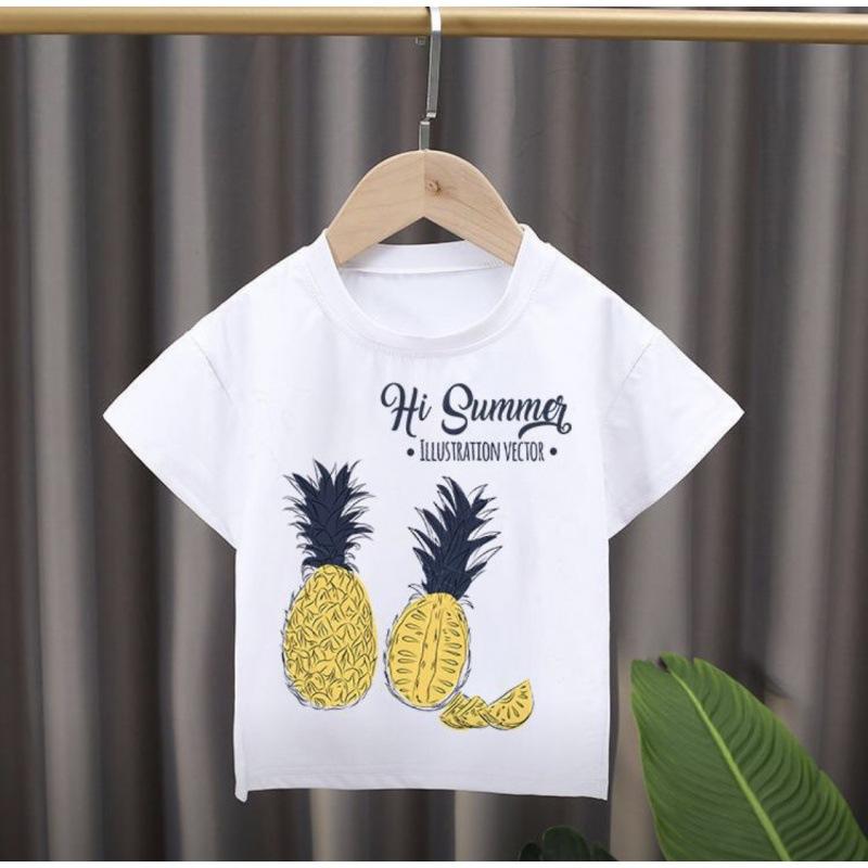Fruit Cartoon Print T-Shirt Children'S Jacket