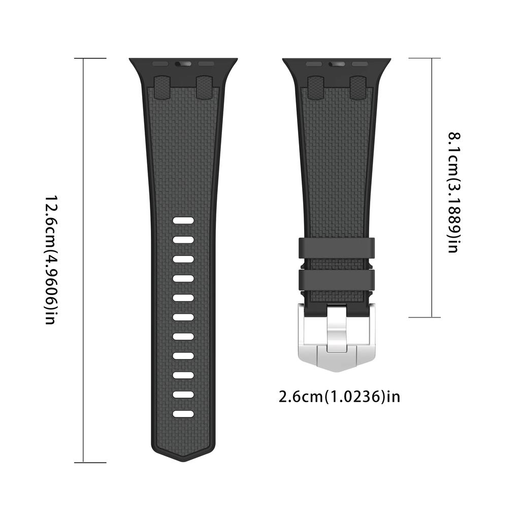 Silicone Strap For Apple Watch Band Ultra 2 49mm Series 10 9 8 7 45mm 42mm 46mm Sports Bracelet Wristband iWatch 6 5 4 SE Correa
