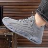 Men's Large Size Trendy Lace-up Running Shoes - Casual, Comfortable, Versatile, Lightweight Dad Sneakers