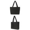 Minimalist Quilted Puffy Tote Bag Large Capacity Crossbody Bag Trendy Padded Shoulder Bag for Women Handbag for Daily Commute