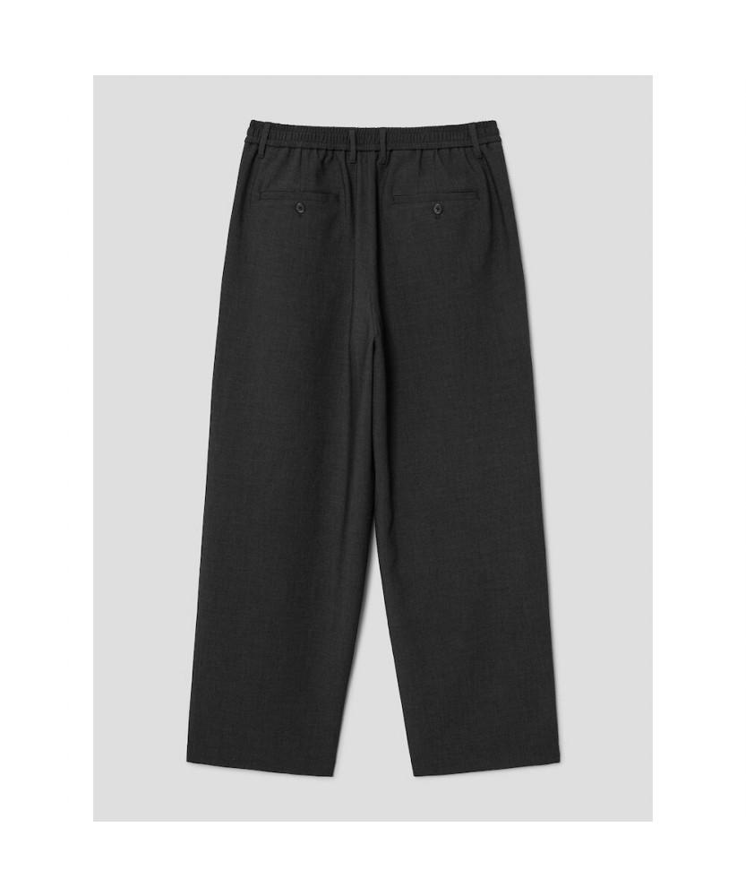 8SECONDS Melange Wide Tapered Fit Slacks Ash
