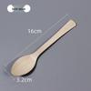 ZISIZ Biodegradable Disposable Long-Handle Spoon