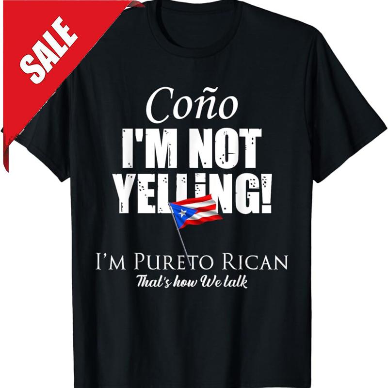Cono Ich schreie nicht Puerto Ricanisches T-Shirt