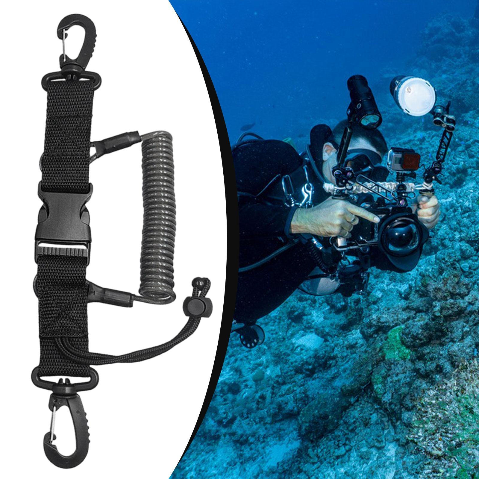 

Scuba Diving Lanyard Anti Lost Durability Accessories with Quick Release Buckle, Multifunctional for