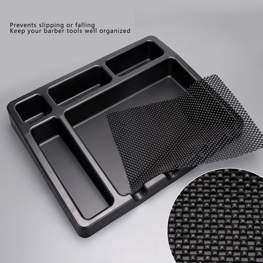 Hairdressing Tool Storage Box Multi Grids Clipper Combs Brushes Storage Container Case for Hair Salon