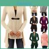 Gemütliches Damen-Cardigan-Oberteil Mit Weichem Fleece-Fell Für Winterliche Wärme Und Stil