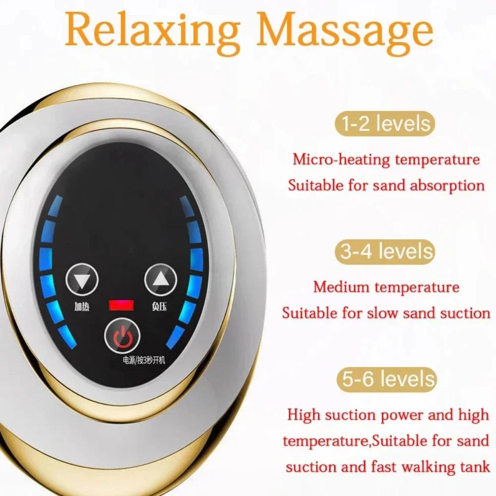 Okayso Anti Cellulite Massager Electric Scraping Massager with Suction Cup Rechargeable Home Fat Burner Relief Cupping Massager