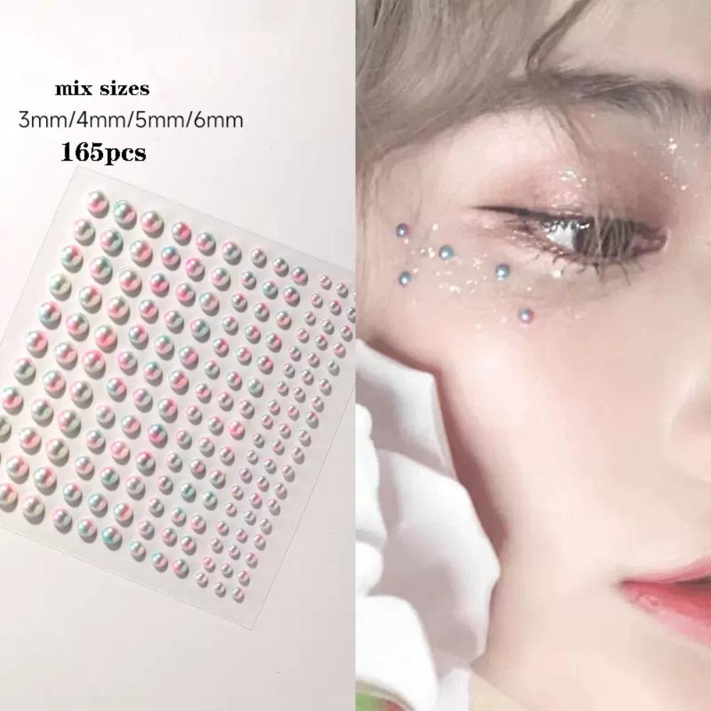 Pearls Hair Pearls Stick Self Adhesive Face Pearls Stickers Pearls Stickers  for Hair Face Makeup