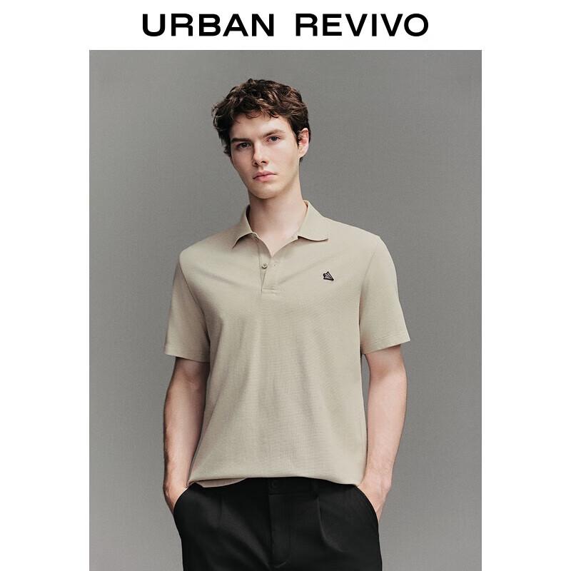 

UR Men s 3D Embroidered Short-Sleeve Polo Shirt S