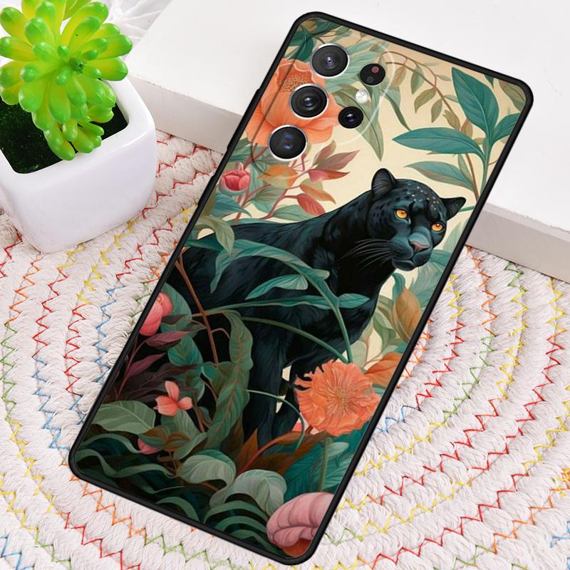 Cheetah Panther Phone Case for Samsung Galaxy note 10 pro S26 Ultra S23 S24 FE S25 S21 S22 PLUS shockproof Cove