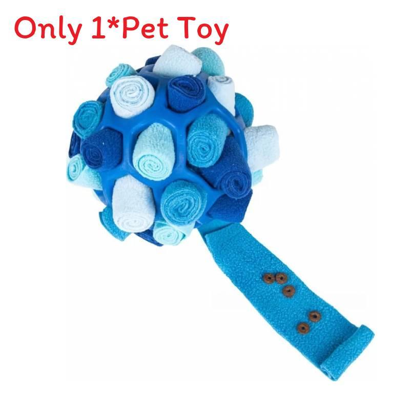 Pet Sniffing Bubble Toy With Rubber Ball Puzzle For Dogs Fun And Enrichment