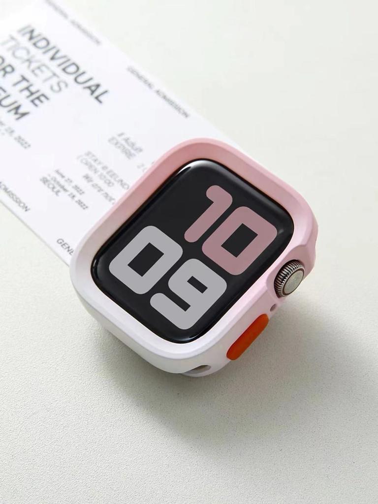 Bumper Soft Silicone Case For Apple Watch Ultra 11 10 9 8 7 6 SE 5 Anti-drop Shockproof Matte Cover For iwatch 49mm 41mm 42mm 46mm 40mm 44mm 45mm