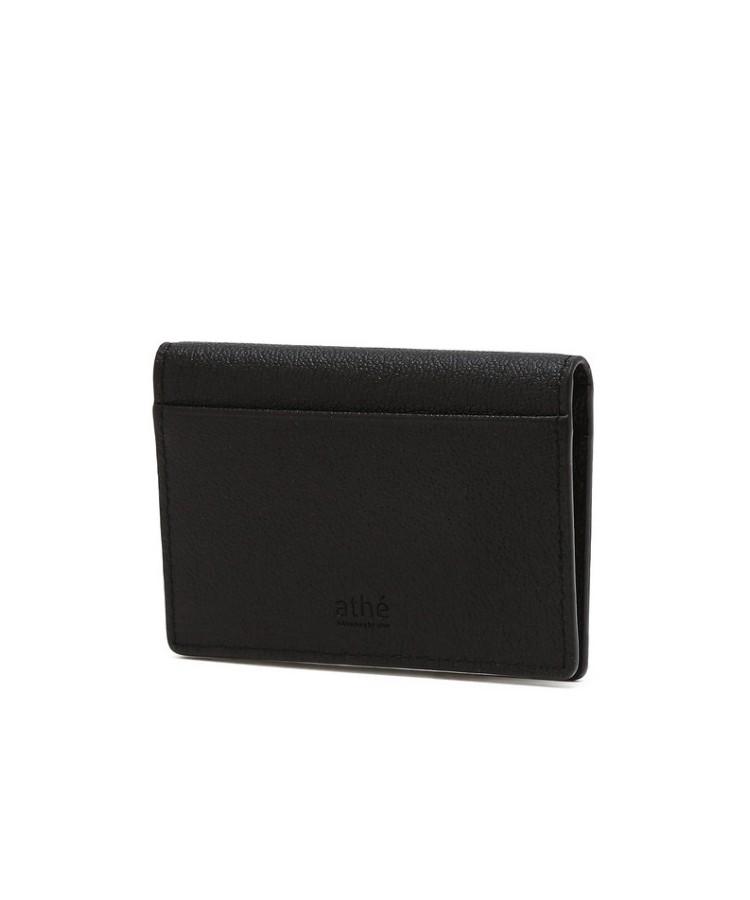 Athe Vanessabruno Black Double A 2-Fold Slim Card Wallet Aaho6E330Bk