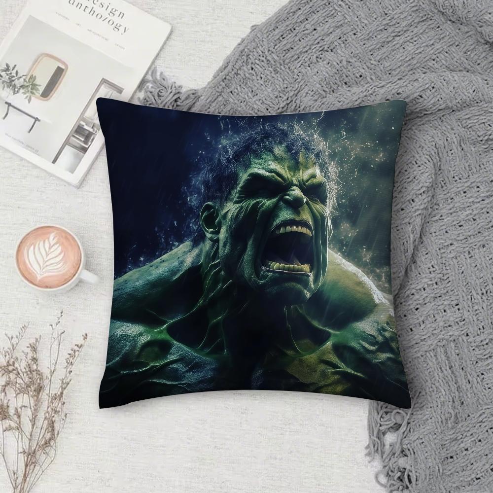 HHulk Pillow Case Square DoubleSided Printing Sofa Cushion Cover Pillowcase Bedroom Bedside