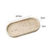 Travertine Bathroom Dresser and Kitchen Sink Tray Jewelry Makeup Perfume Storage Tray