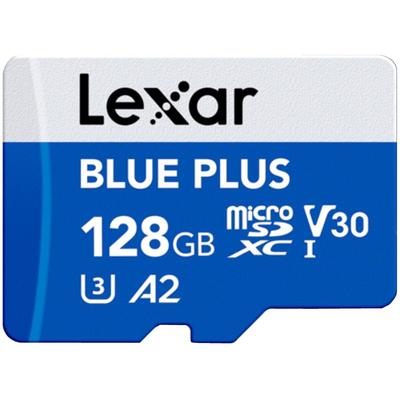 Micro-SD-Speicherkarte mit Adapter Lexar LMSBLPL128G-BNANG 128 GB