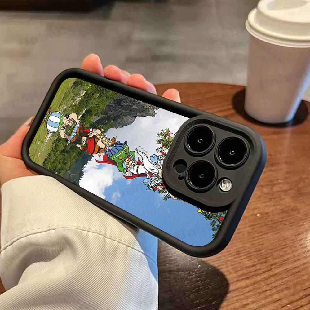 A-Asterix Y-O-Obelix Phone Case For IPhone 17 16 15 14 13 12 11 Pro Max Plus Silicone Shockproof Case