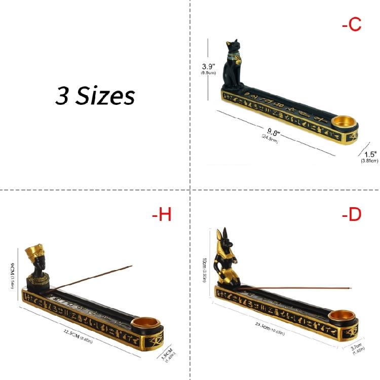 Egyptian Incenses Stick Holder Incenses Holder for Stick Egyptian Incenses Burners with Ashes Catcher Home Decorations