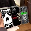 The Misfits Glenn Danzig For IPhone 17 16 15 11 12 13 14 Pro Max Soft TPU Silicone Back Cover Clear Case