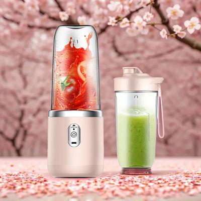 1 buc. Pahar portabil de mare capacitate pentru sucuri, Blender electric cu două pahare USB pentru alimente, lapte și milkshake, Blender rapid pentru fructe de uz casnic