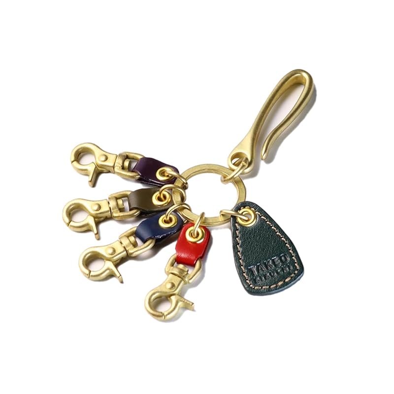

[Takeo Kikuchi] key ring genuine leather men s area 266612 [05] Green (limited to our company)