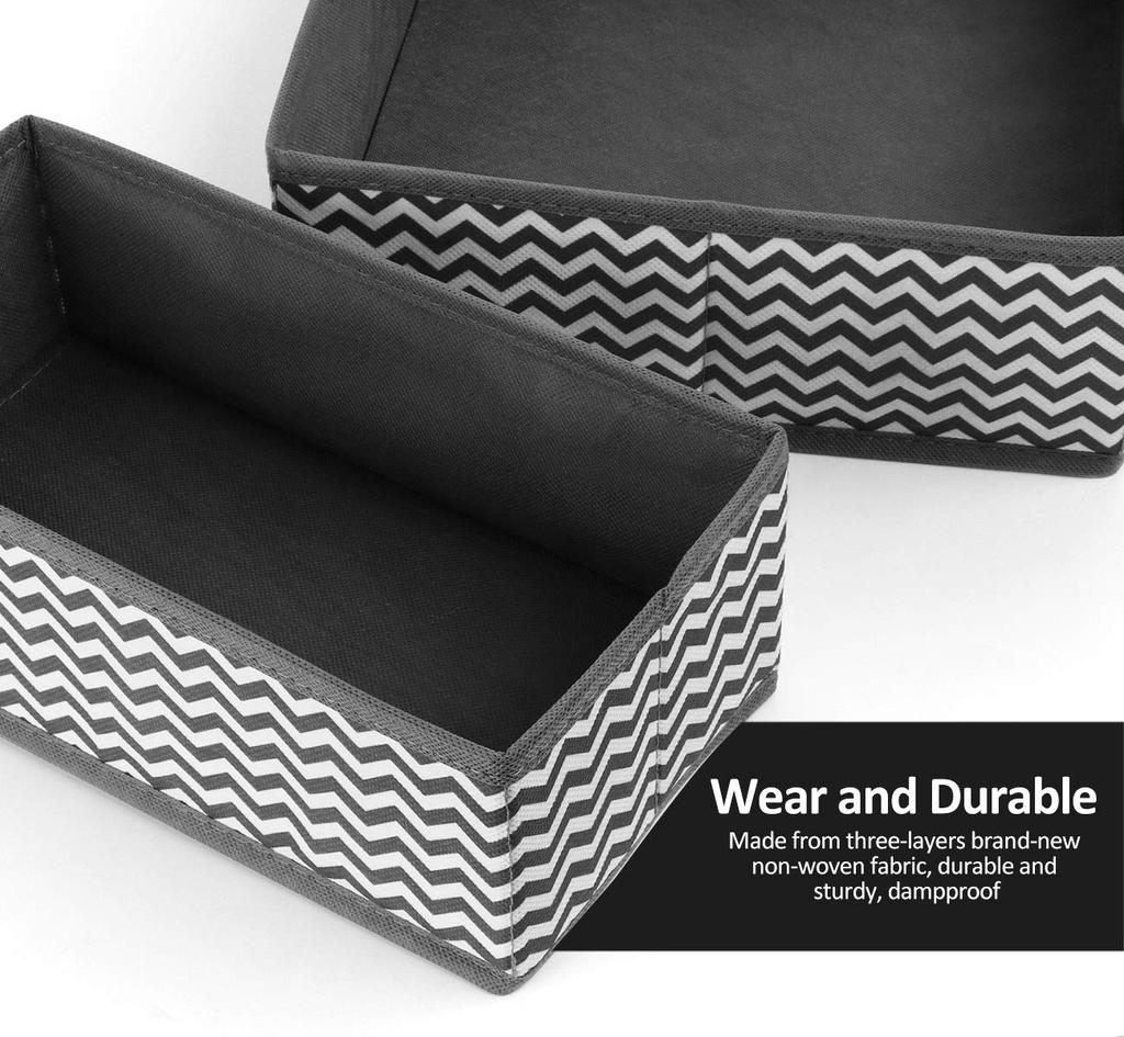 Szuflada Organizery do bielizny Pudełko do przechowywania Składana szafa Kosze z tkaniny na skarpetki Biustonosze Ubranka dla dzieci