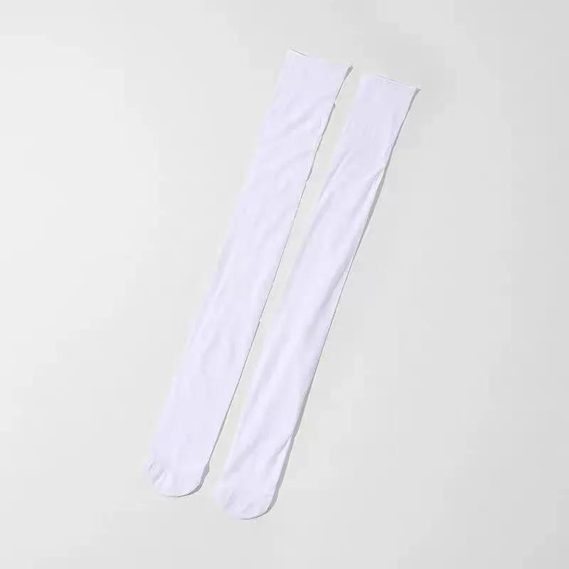 Oberschenkelhohe Strümpfe für Damen Spitze Strumpfhalter Ölglänzend Transparent Feinstrumpfhose 8 Denier