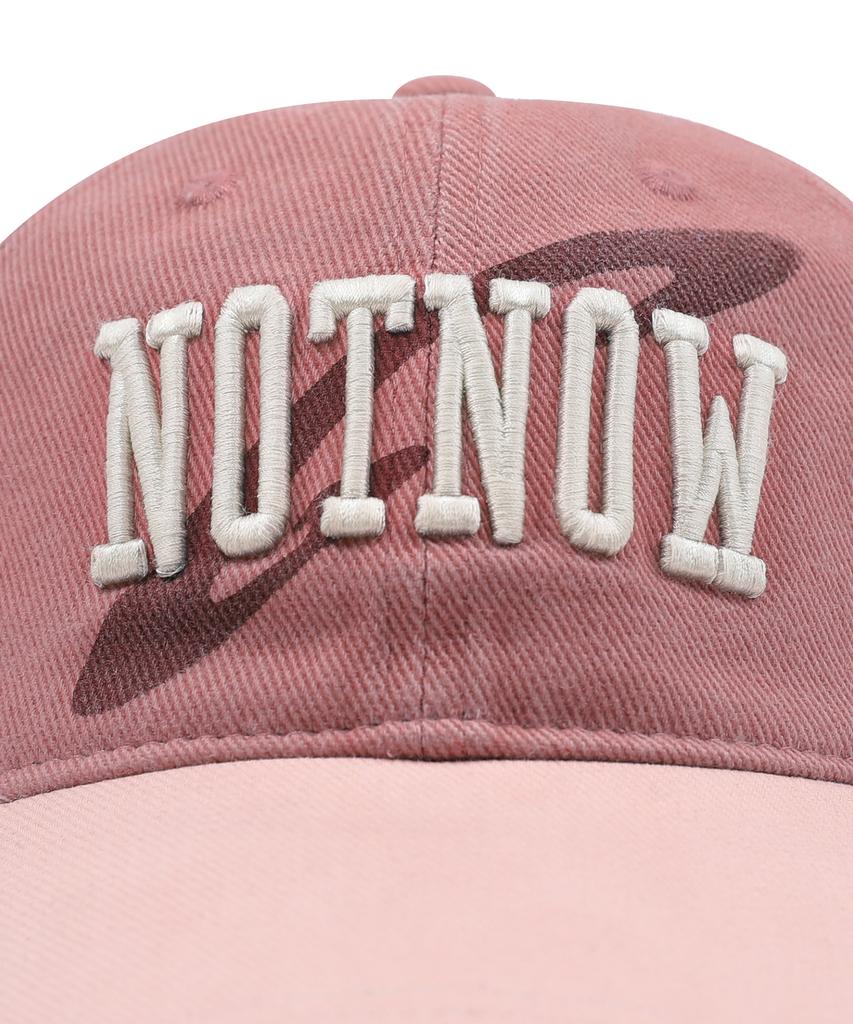 GLACK Gc059 Notnow Color Block Washed Cotton Ball Cap (Pink)