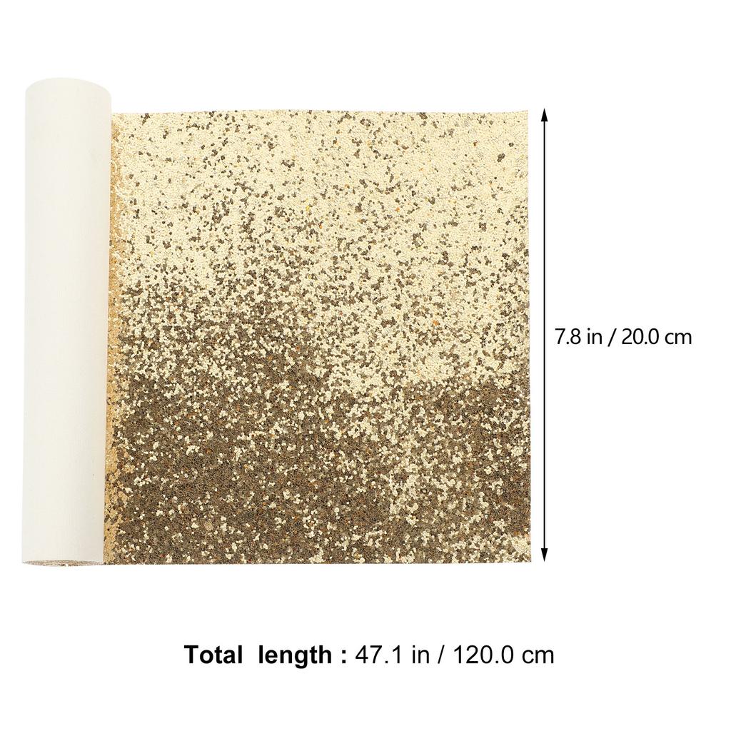 Glitter PU Sheet for DIY Crafts Sewing Fabric Sheet for Jewelry Making Decorative Bag Material Shiny Faux Craft Making
