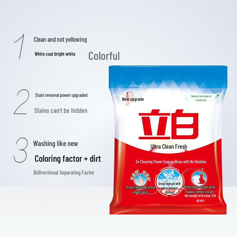 Liby Super Clean Fresh Phosphorus-Free Washing Powder 245g