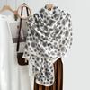 Korean Version Spring and Summer New Cotton and Linen Yarn Thin Silky Shawl Travel Sun Protection Beach Towel Women's Scarf Silk Scarf