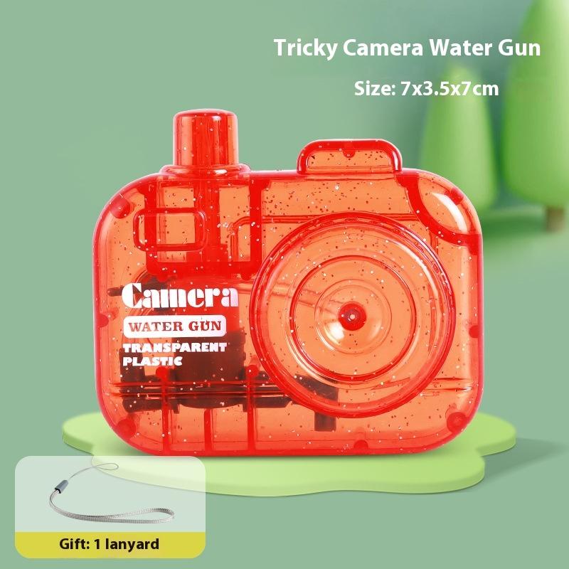 

Водяной пистолет Летние игрушки для детей Игрушки-камеры Мультяшный водяной пистолет Игра на открытом воздухе Летние игрушки Спортивные игрушки для вечеринок Подарки красный