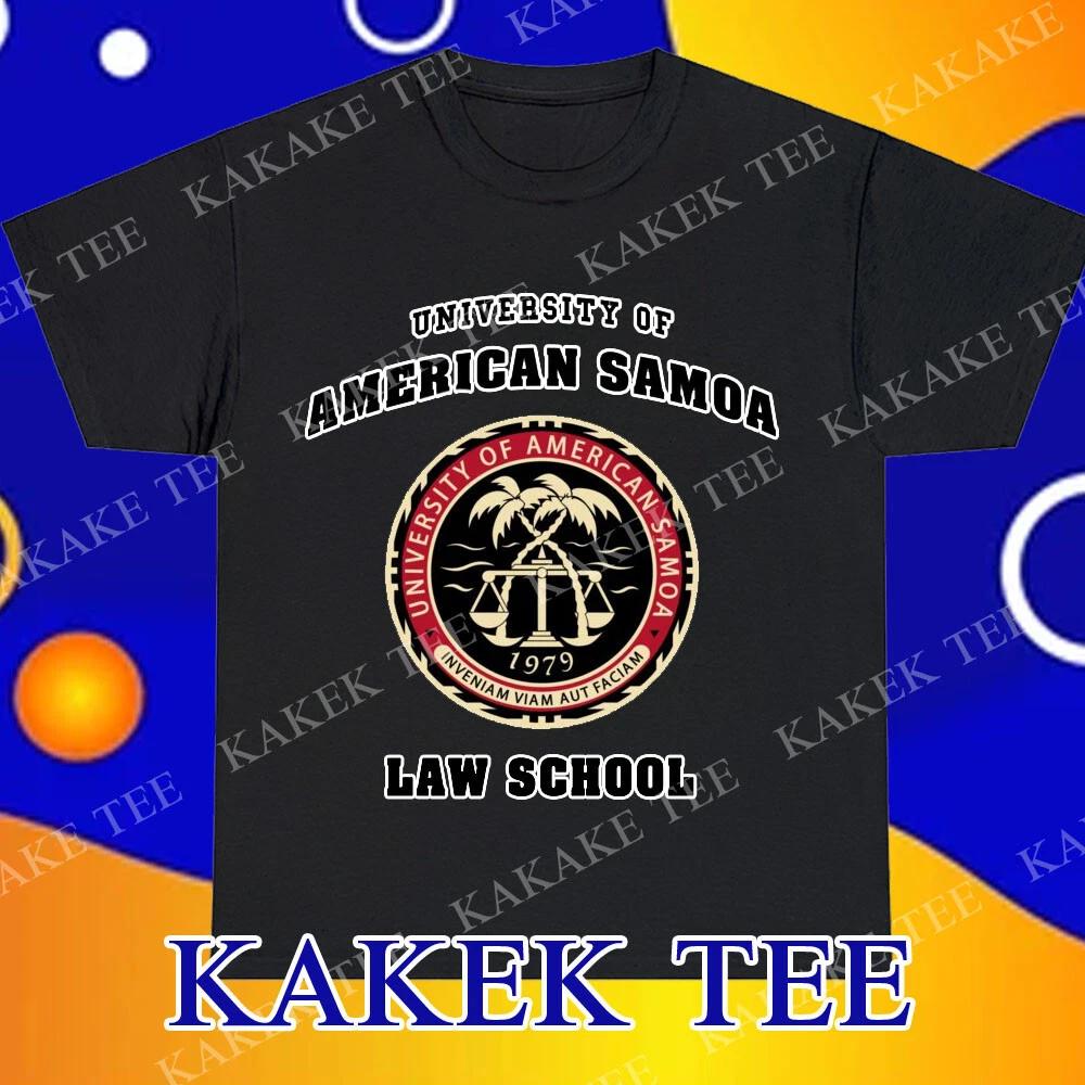 New University of American Samoa Law School Logo T-Shirt Funny Size S to 5XL XL