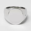 Tom Wood Sterling Silver 925 Oval Polished Ring R74HVNA01S925 SILVER 50 [Product Code]