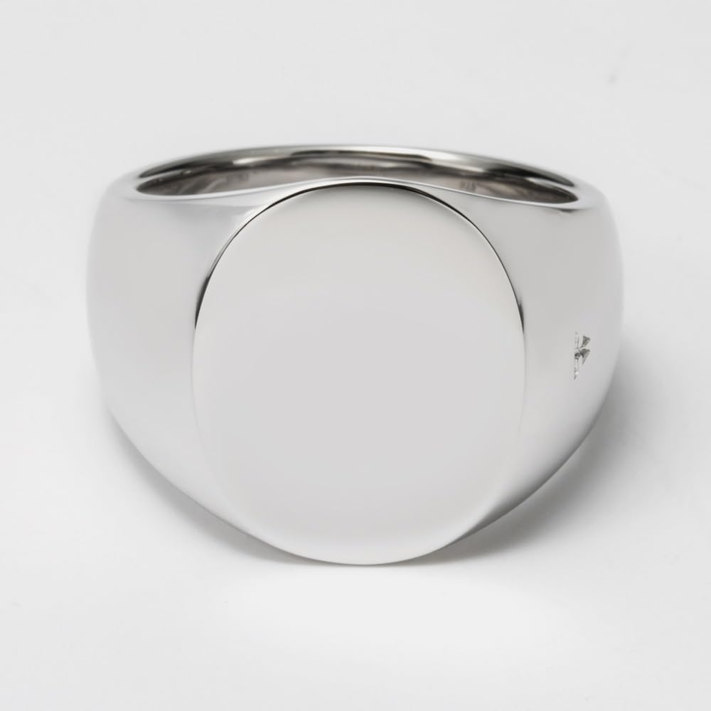 Tom Wood Sterling Silver 925 Oval Polished Ring R74HVNA01S925 SILVER 50 [Product Code]