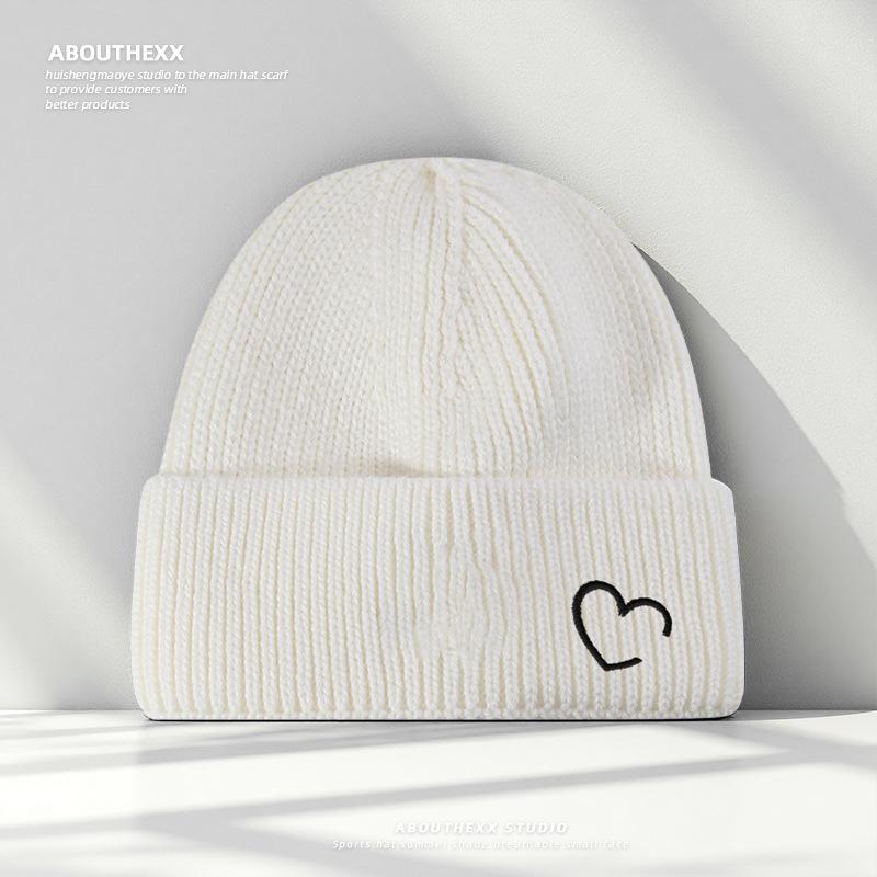 Japanese Original Large Head Circumference Wool Hat for Women Autumn and Winter Warm Pullover Cold Hat Men's Ear Protection Knitted Hat