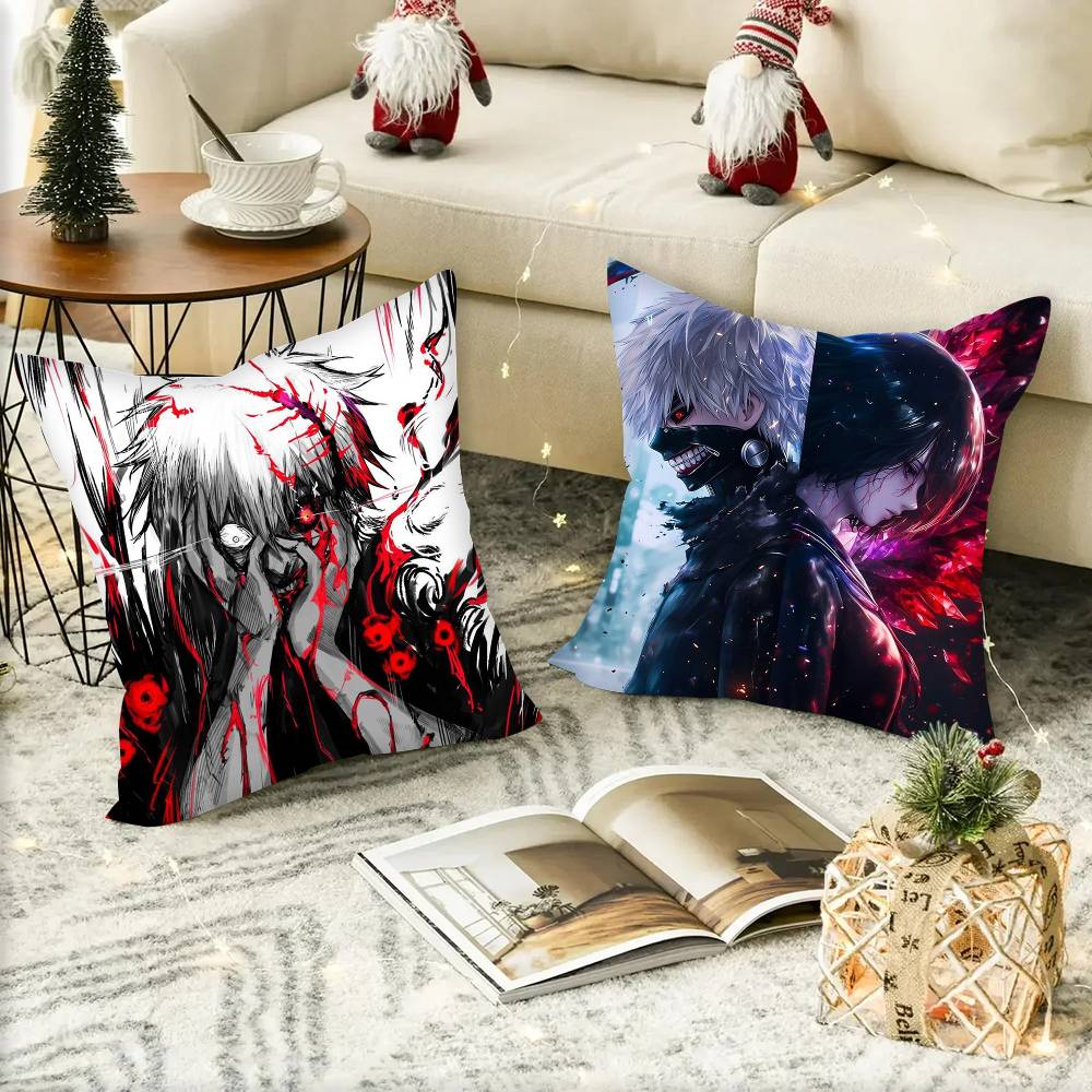Kuddfodral kuddöverdrag vardagsrum soffor heminredning presenter Anime T-okyo Fear Ghoul söt