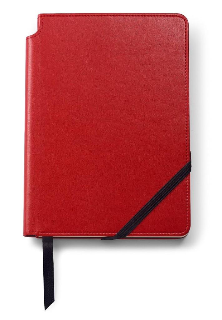Official CROSS Journal Notebook, Horizontally Ruled, A5, Red, AC281-3M, Officially Imported