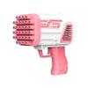 Bubble Gun Rocket 32 otwory bańki mydlane kształt karabinu maszynowego automatyczna dmuchawa z lekkimi zabawkami