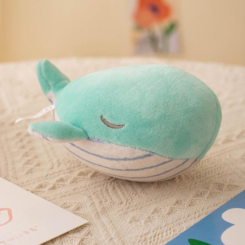 Porpoise & Whale Plush Keychain: Dolphin Doll Bag Charm Stuffed Animal