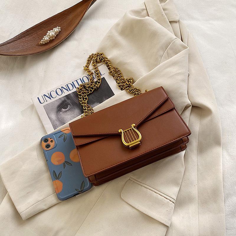 Bolso Bandolera Retro de Moda para Mujer 2025 - Estilo Simple, Diseño Cuadrado Pequeño