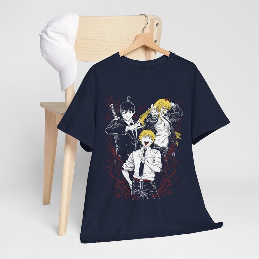 Chainsaw Unisex TShirt Denji and Makima TShirt Anime Unisexga TShirt Pochita Shirt M