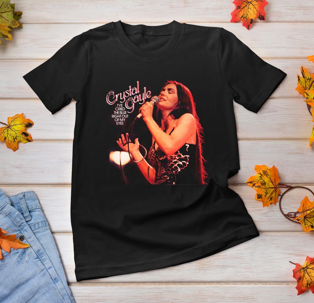 

Crystal Gayle I#039;ve Cried The Blue Right Out Of My Eyes Size S to 5Xl Shirt QQ122 Unisex T-Shirt M