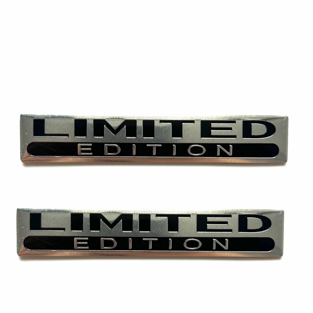3d Aluminum Logo Limited Edition Emblem Sticker Car Motorcycle Decal Interior Exterior Decor Badge Auto Styling Accessories