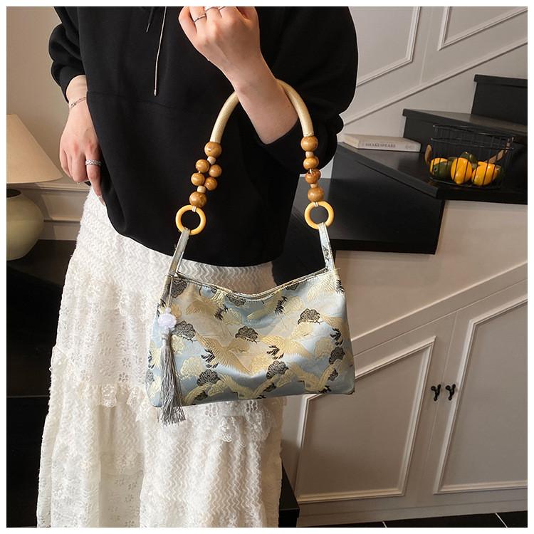 Modern Pu Printed Shoulder Bag For Daily Use With Cell Phone Pocket