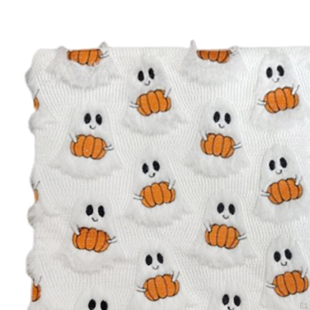 Halloween Throw Pillow Cover, Decorative Pillowcase, 45cm Modern Soft Embroidered Cushion